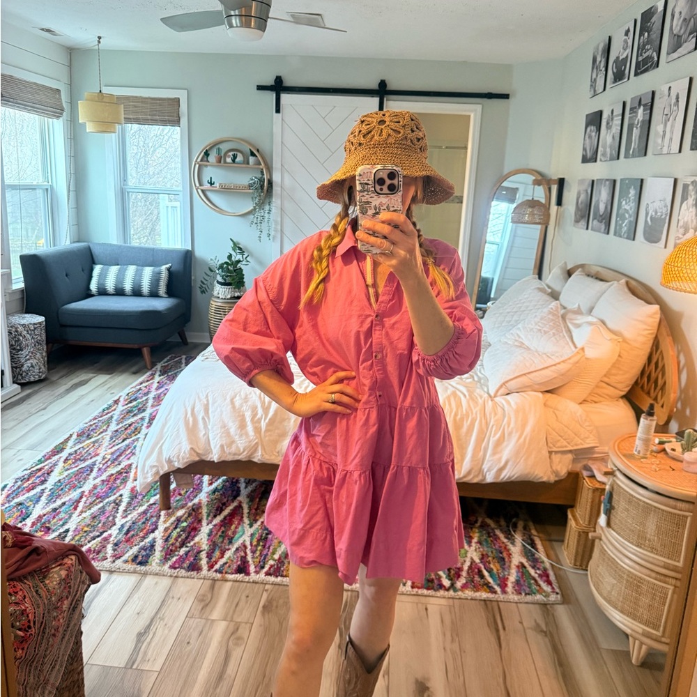 Free People Misha Mini dress XS in jellybean - Picture 2 of 11